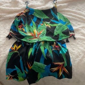Colorful Shorts Romper
